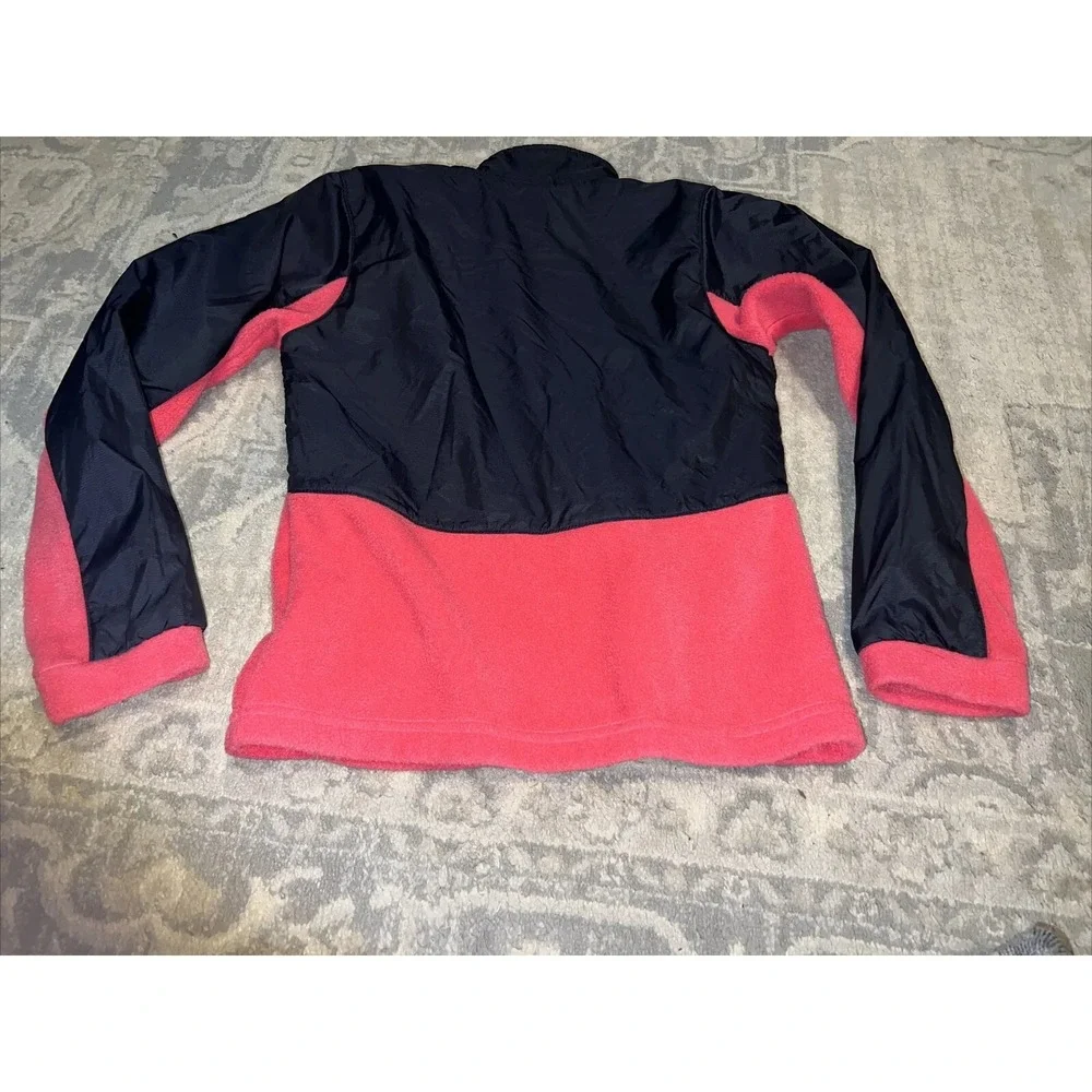 Columbia‎ Fleece Pink Black Jacket Youth Girls Medium 10-12